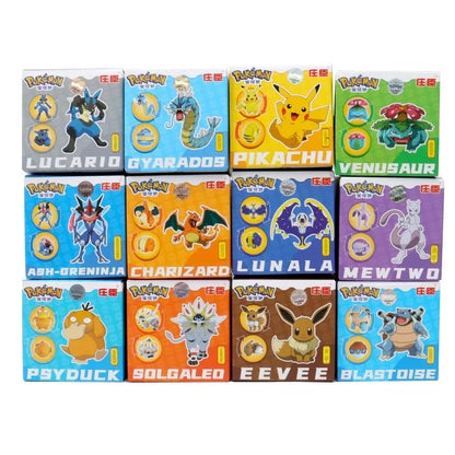 Original Pokémon Elf Ball Toys — Pocket Monsters Figures including Pikachu, Gengar, Dragonite & More