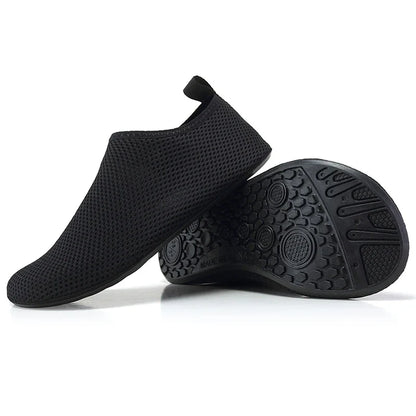 Couple Aqua Water Shoes - Lightweight Quick-Dry Anti-Slip Beach Sneakers for Men & Women