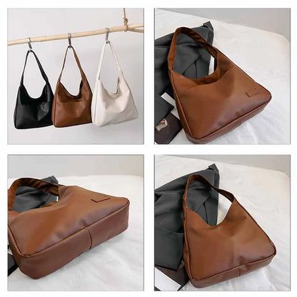 Fashionable Minimalist Retro Shoulder Bag – Large Capacity Handbag & Casual Commuting Tote Bag