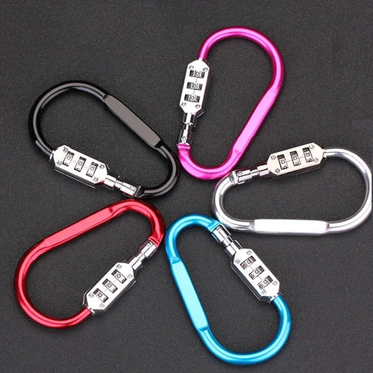 3 Digit Combination Code Lock: Padlock for Luggage, Backpack, Handbag, Suitcase - Outdoor Firm and Durable Security