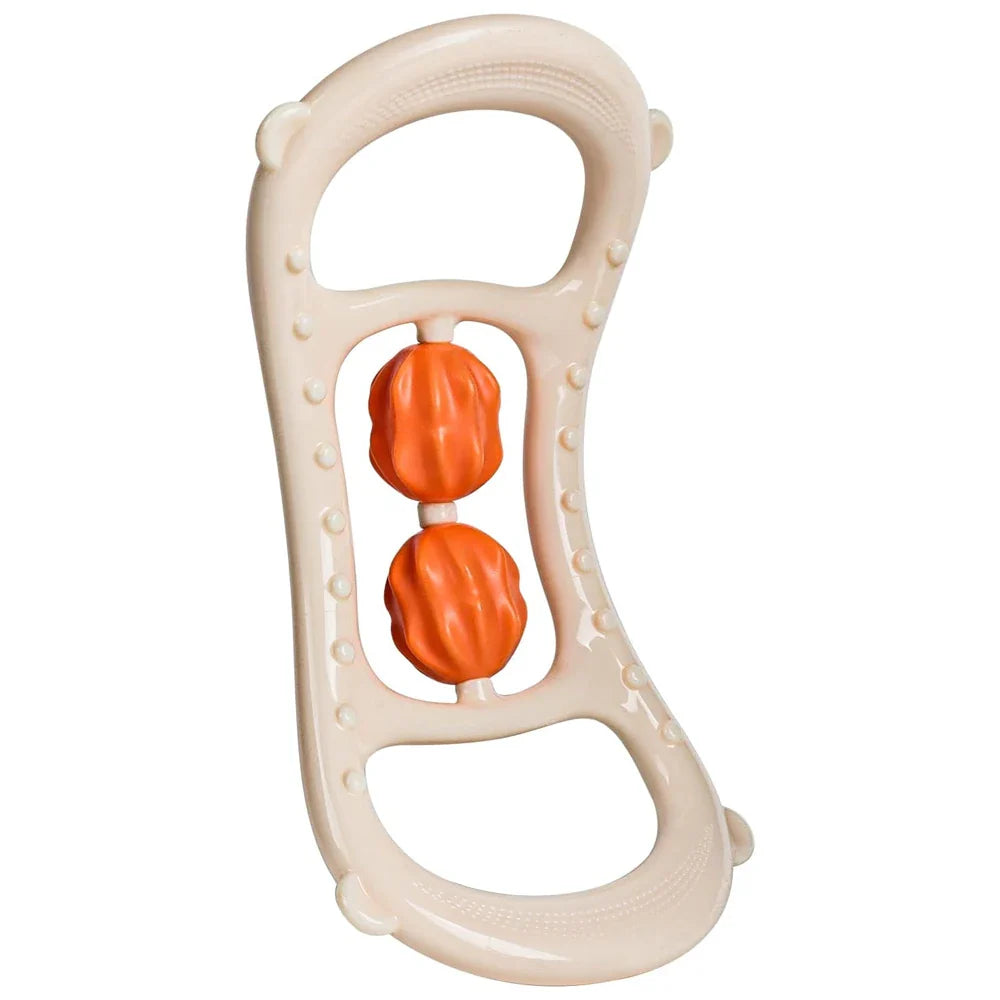 Portable Round Massager Roller – Waist, Abdominal & Leg Clip Tool for Cellulite, Stovepipe & Meridian Massage