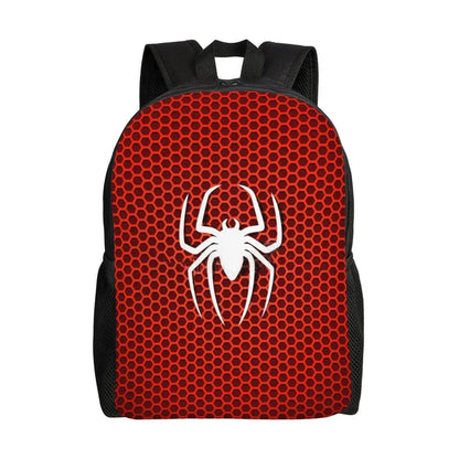 Custom Spider-Man Web Backpack – Water-Resistant School & College Bag for Men and Women