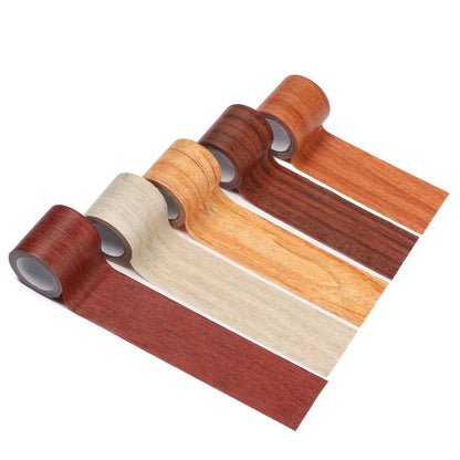 Wood Grain Repair Adhesive Tape - 5.7cm/8cm Floor Furniture Renovation Sticker for Skirting Lines Home Decor