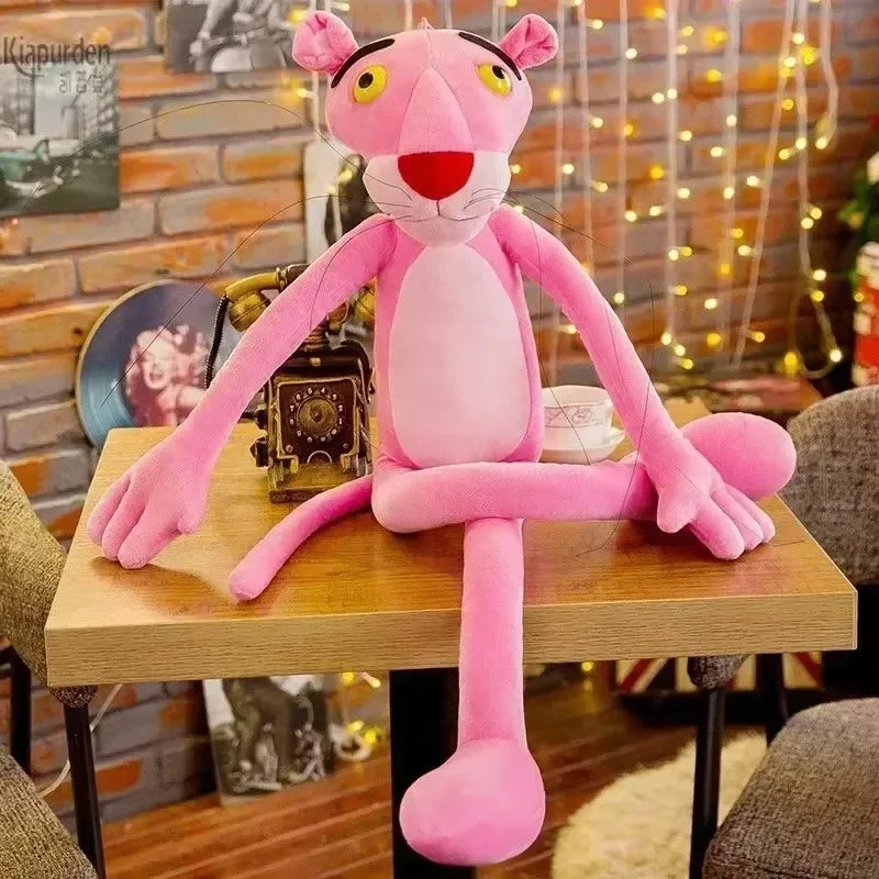 Cartoon Disney Pink Panther Plush Doll – Soft Anime Plush Toy & Cute Cloth Pillow for Kids and Adults, Birthday Gift