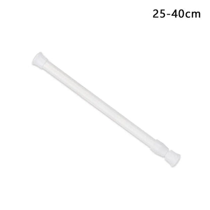 18-110cm Adjustable Telescopic Curtain Rod – Spring-Loaded Extendable Hanging Pole for Home & Bathroom