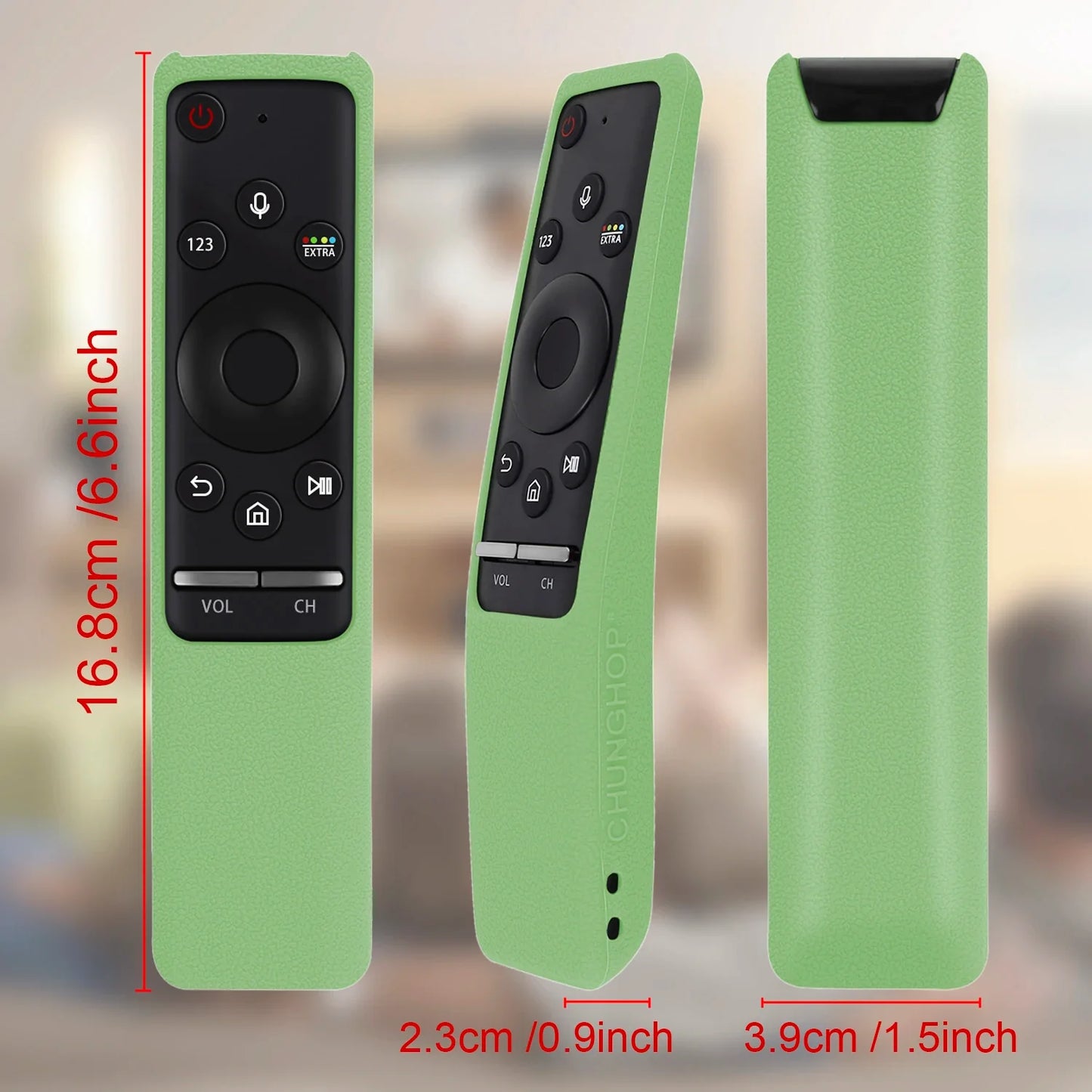 Shockproof Silicone Cover for Samsung TV Voice Remote Control: Compatible with BN59-01312B, BN59-01312H, BN59-01312F, BN59-01312M, RMCSPR1B