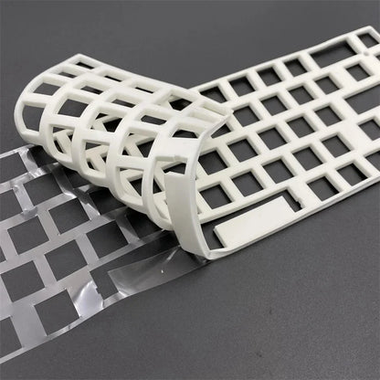 Mechanical Keyboard Poron Sandwich Cotton Silencer Pads – Sound-Absorbing Foam Dampeners for 61-108 Key Switches