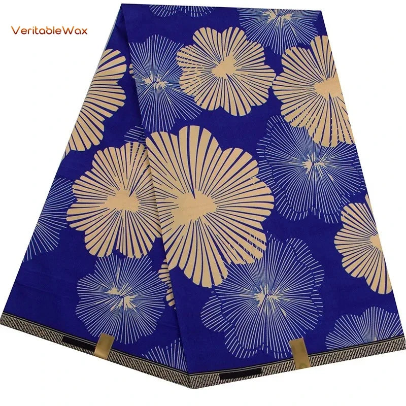 African Ankara Wax Print Fabric - Retro Double Print Patchwork Sewing Material for DIY Clothing