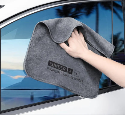 5/1PC High-End Microfiber Car Wash Towel – Auto Cleaning, Drying & Detailing Cloth with Hemmed Edges, Water Absorbent Car Rag