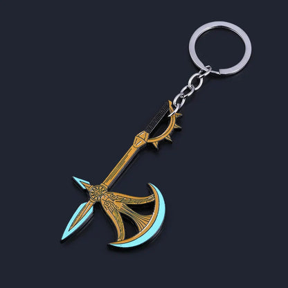 Anime Seven Deadly Sins Escanor Rhitta Keychain – Axe Bottle Opener Pendant Keyring Jewelry Gift for Men & Women