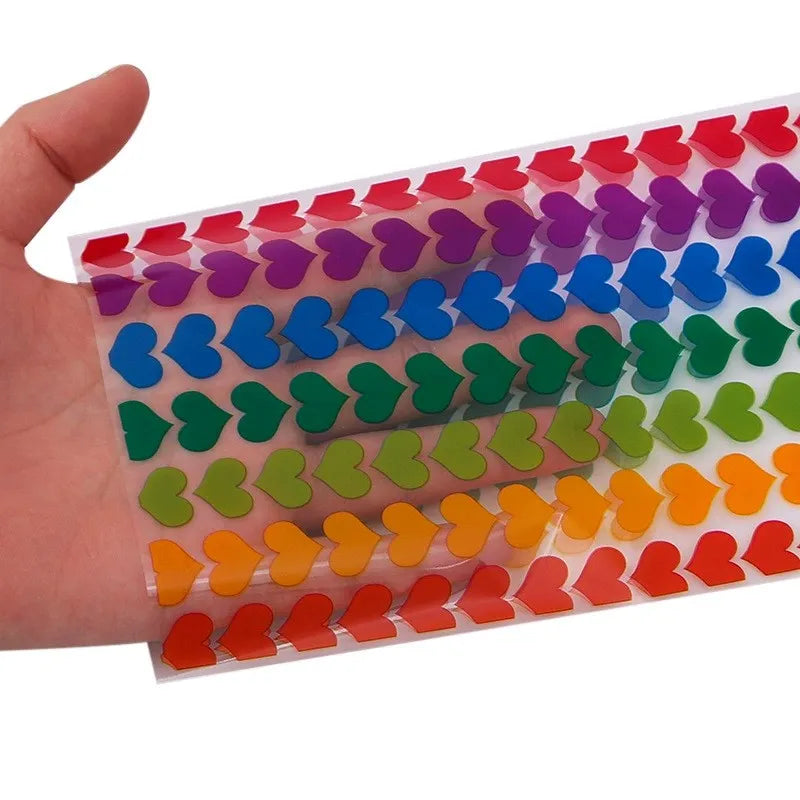 50pcs Rainbow Striped Flat Pocket Candy Cookie Bread Gift Bags - Baked Snacks Candy Bundle Pockets