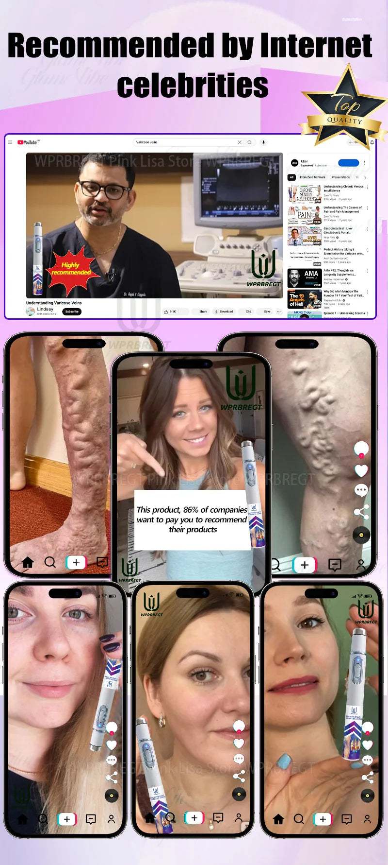 Varicose Vein & Spider Leg Pain Relief Treatment — Painless Care for Vasculitis & Phlebitis