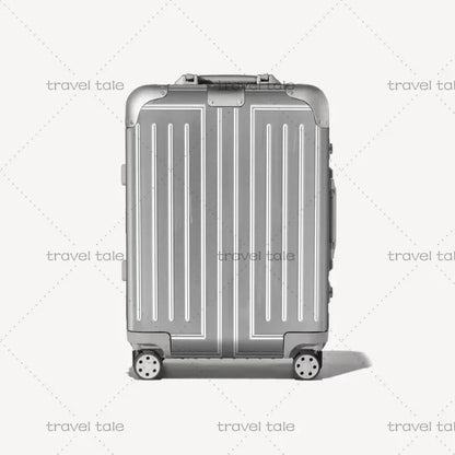 VESOCOVO Aluminum Trolley Suitcase — 20", 26", 30" Large Rolling Luggage Bag with Wheels