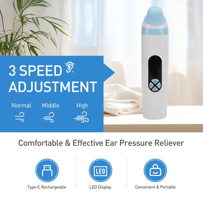 Eustachian Tube Unblocker – Easy-to-Use Ear Pressure Balancer for Tinnitus Relief and Flying Pressure Relief