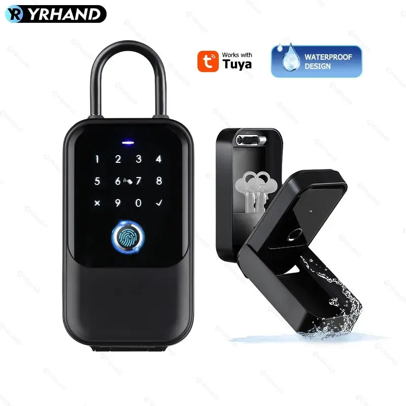 TTlock Smart Key Lock Box – Wireless Digital Code & Bluetooth Key Safe, App-Controlled Electronic Key Box for Home or Host