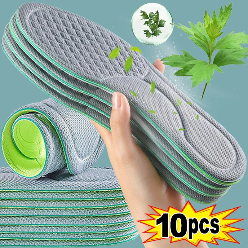 Unisex Soft Memory Foam Orthopedic Insoles – Deodorizing, Sweat-Absorbing & Antibacterial Shoe Accessories for Sports