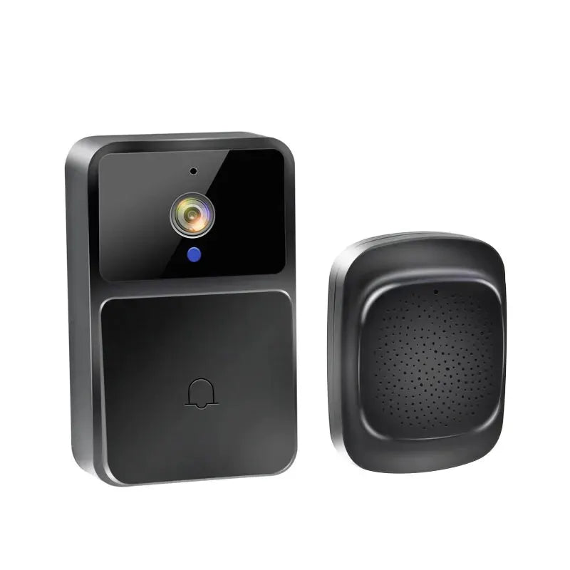 WiFi Video Doorbell Camera – HD Night Vision, Wireless Smart Home Security, Battery-Powered, Two-Way Intercom with Voice Changer