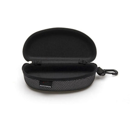 Hard Shell Sunglasses Case with Carabiner – Shockproof, Travel Zipper Eyeglasses Case, Fits All Sunglasses