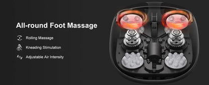 Medcursor Shiatsu Foot Massager with Heat — Electric Roller Massage Machine for Muscle Relaxation & Pain Relief, Fully Wrapped Foot Therapy