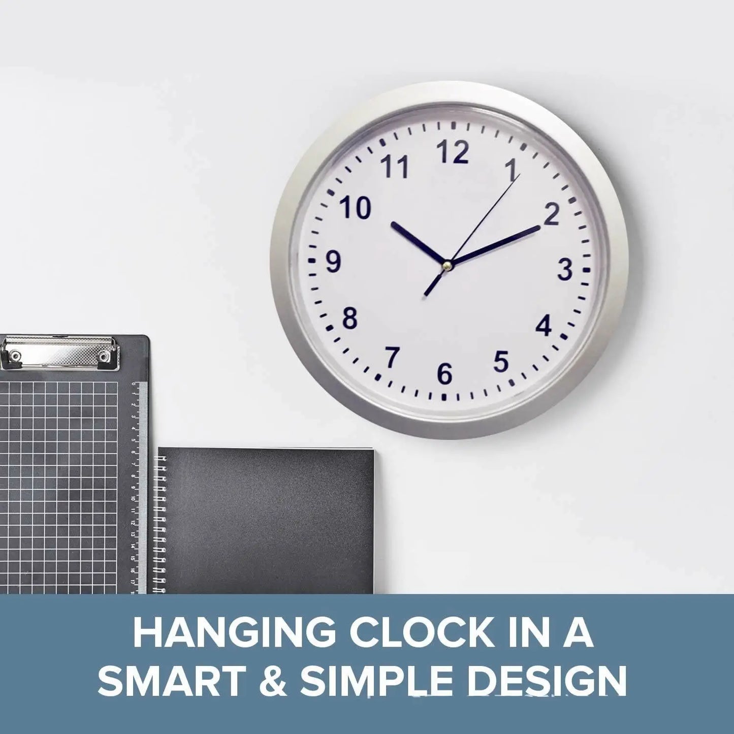 Secret Wall Clock with Hidden Compartment – Safe Box for Cash, Jewelry & Valuables (Home/Office Decoration)