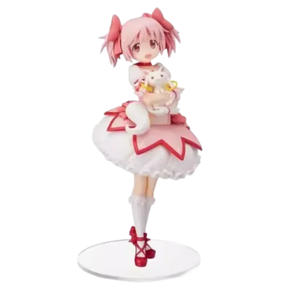 18cm Puella Magi Madoka Magica Kaname Madoka Action Figure – Magical Girl Model Doll for Christmas Gift & Decoration
