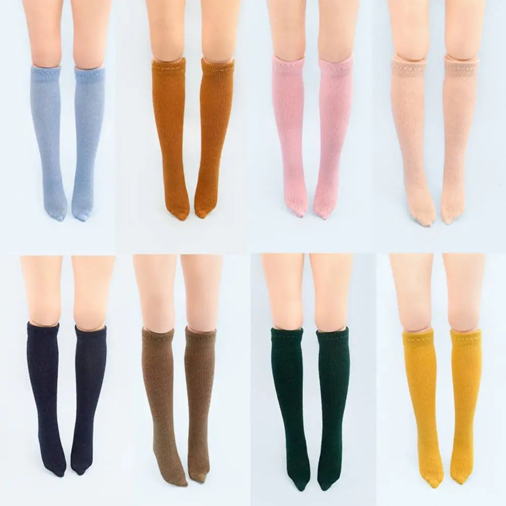Fashion Handmade OB22/24 Doll Cotton Stockings – Long Socks & Leggings for Blythe Doll DIY Clothes Accessories