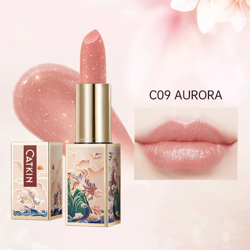CATKIN Sparkling Lip Balm – Moonlight Color-Changing Lipstick, New Series Hydrating Lip Care