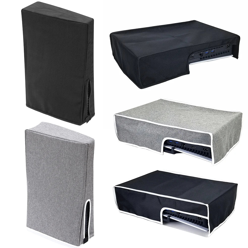 PS5 Slim Console Dust Cover – Waterproof Protective Sleeve for Vertical/Horizontal Use, Dust Proof Case for PlayStation 5 Slim