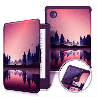 Kobo Clara BW/Clara Colour 2024 Case - 6 Inch Auto Wake Sleep PU Leather Cover, Soft Magnetic Ereader Hoesje N365 N367 Funda