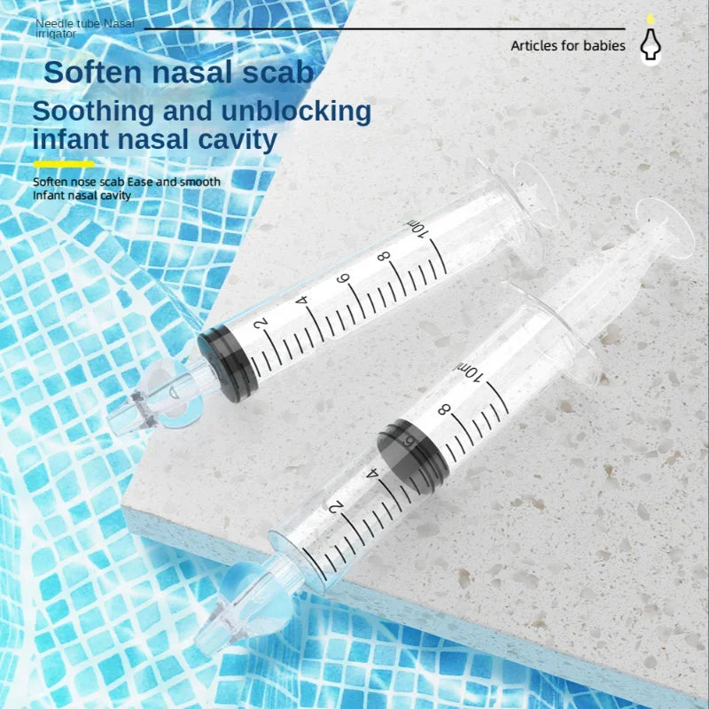10ML/20ML Baby Nasal Aspirator Syringe – Gentle Nose Cleaner & Nasal Washer for Children with Rhinitis