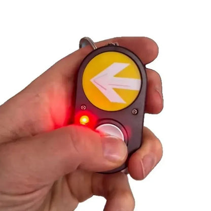 Australian Traffic Light Button Key Holder – Handheld Sound Press Commemorative Funny Keychain Accessory