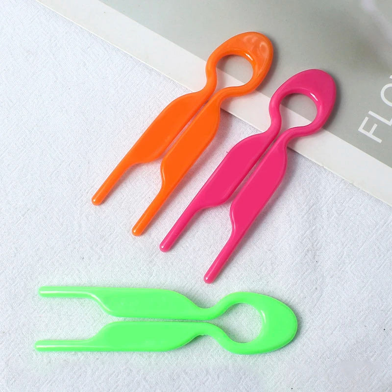 Retro Design U-Shaped Hair Sticks: New Barrettes Clip Hairpins for Women and Girls - Sweet Ponytail Meatball Head Hair Accessories