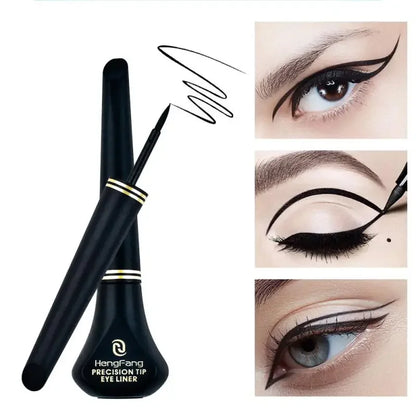 Black Liquid Eyeliner Pencil – Natural Smooth, Waterproof, Quick-Dry, Non-Smudging & Long-Lasting Eye Makeup
