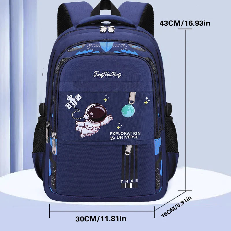 New Children's Shoulder Bag for Boys - Schoolbag for Ages 6-12, Perfect for Elementary School Students