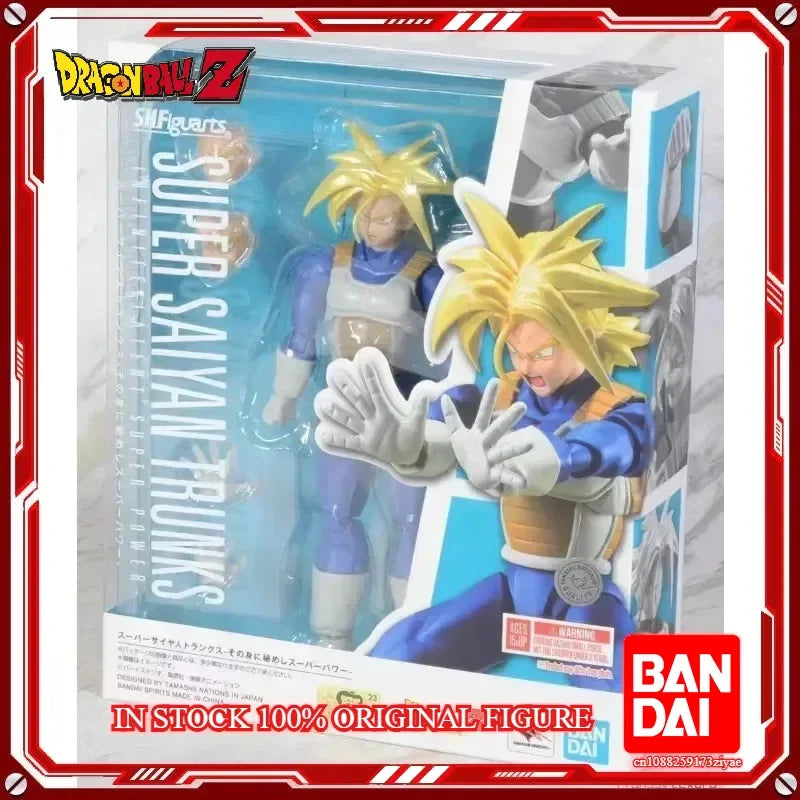 Original Bandai Dragon Ball Z S.H.Figuarts — Super Saiyan God Blue Son Goku Action Figure Model Toy