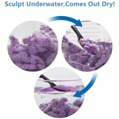DIY Magic Sand Toy – Colorful Waterproof Space Sand for Molding, Slime & Antistress Fun, Kids Gift
