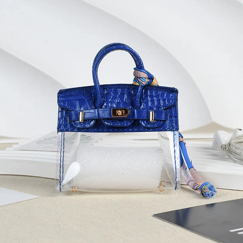 Mini Bag Keychain Pendant — Small Earphone Case & Accessory for H Family, Decorative Gift