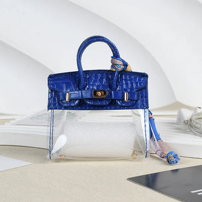 Mini Bag Keychain Pendant — Small Earphone Case & Accessory for H Family, Decorative Gift