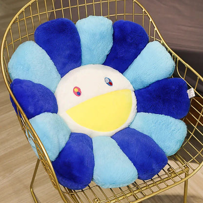 40/60cm Sunflower Plush Pillow — Soft Flower Cushion for Sofa, Bed & Room Decor, Kawaii Gift