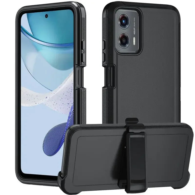 Ott Defender Series Case for Moto G – Anti-Drop Cover with Box & Clip for Stylus, Power, Play 4/5G (2023-2025), G04/24/13/23, E13/20/30/40