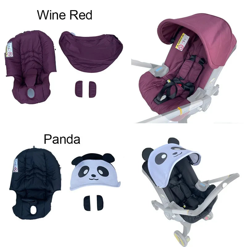 COLU KID® Stroller Accessories — Seat Cushion, Change Kit & Sunshade for Doona FooFoo Car Seat Strollers