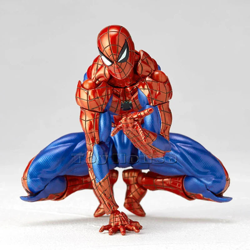 New CT Toys Spider-Man Figure — Amazing Yamaguchi Spider-Man 2.0, Anti-Venom Agent Anime Action Figure, Mafex SHF Collectible Toy Gift