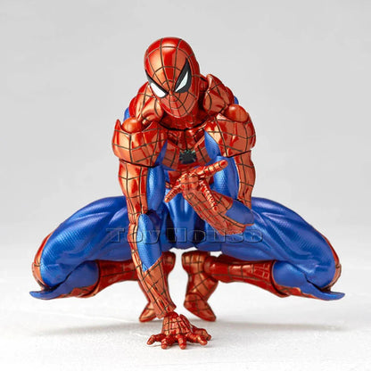 New CT Toys Spider-Man Figure — Amazing Yamaguchi Spider-Man 2.0, Anti-Venom Agent Anime Action Figure, Mafex SHF Collectible Toy Gift