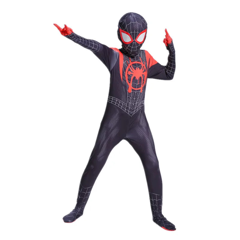 Kids Superhero Costume Onesies – Movie Character Fantasy Dress-Up for Boys & Girls, Halloween Party & Photo Props