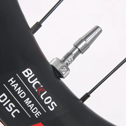 BUCKLOS Tubeless Presta Valves 40–100mm — Aluminum Alloy Bike Valve Stem for Road & MTB