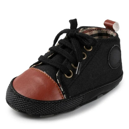 New Baby Shoes for Boys & Girls – Classic Canvas Casual Sneakers, Soft Sole Non-Slip Toddler Walkers D2486