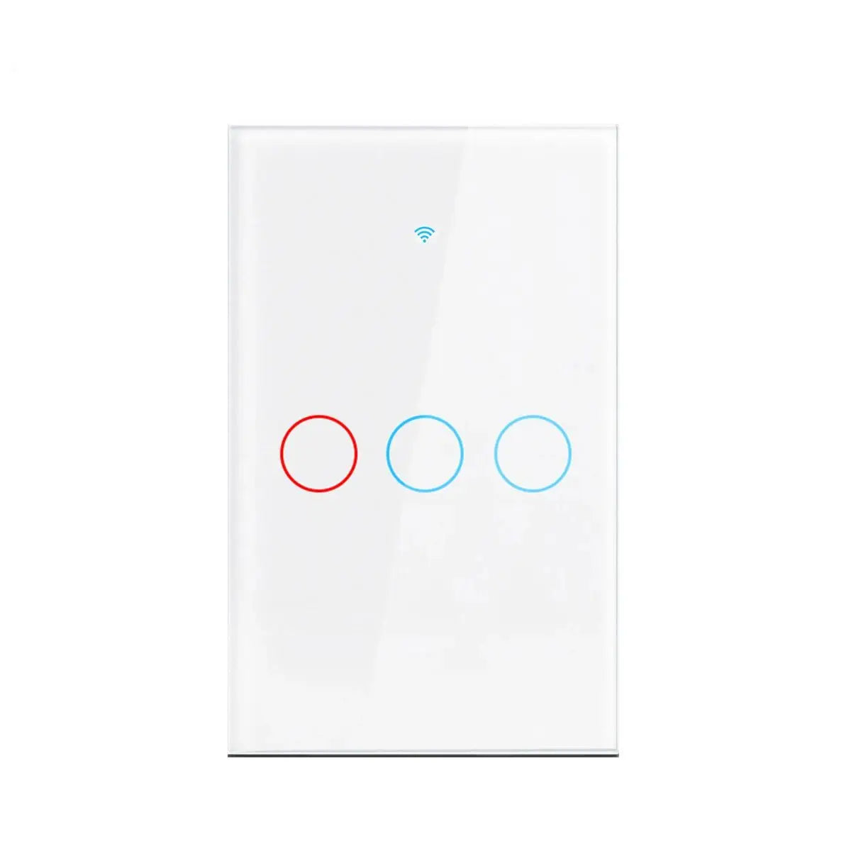 Tuya WiFi Smart Home Switch - US/EU Glass Touch Panel, Voice & Wireless Remote Control Compatible with Alexa & Google Home