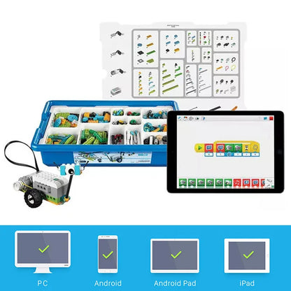 NEW WeDo 2.0 Core Set Robotics STEAM Kit – Compatible with 45300 We-Do Building Blocks, DIY Educational Toy for Christmas