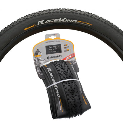 Continental Race King MTB 29in TLR Tire: Tubeless 27.5/29x2.0/2.20 29er Folding Tire - Mountain Bike Essential