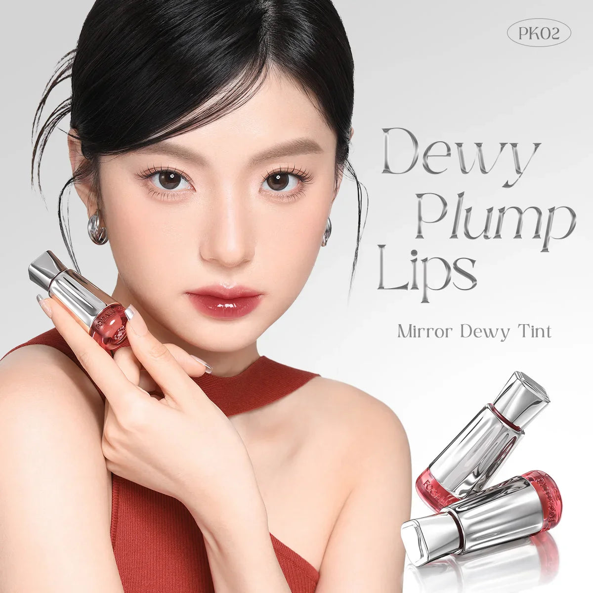 FOCALLURE 3D Mirror Lip Gloss – Lightweight, Non-Sticky, Long-Lasting & Moisturizing Lip Plumper Liquid Lipstick